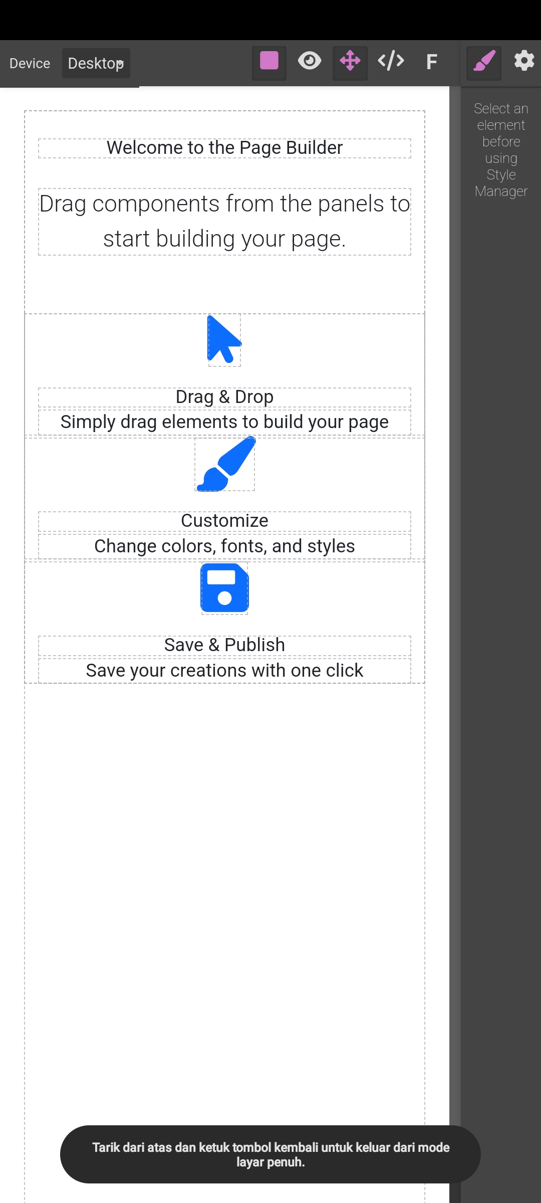 Drag and Drop Interface 1