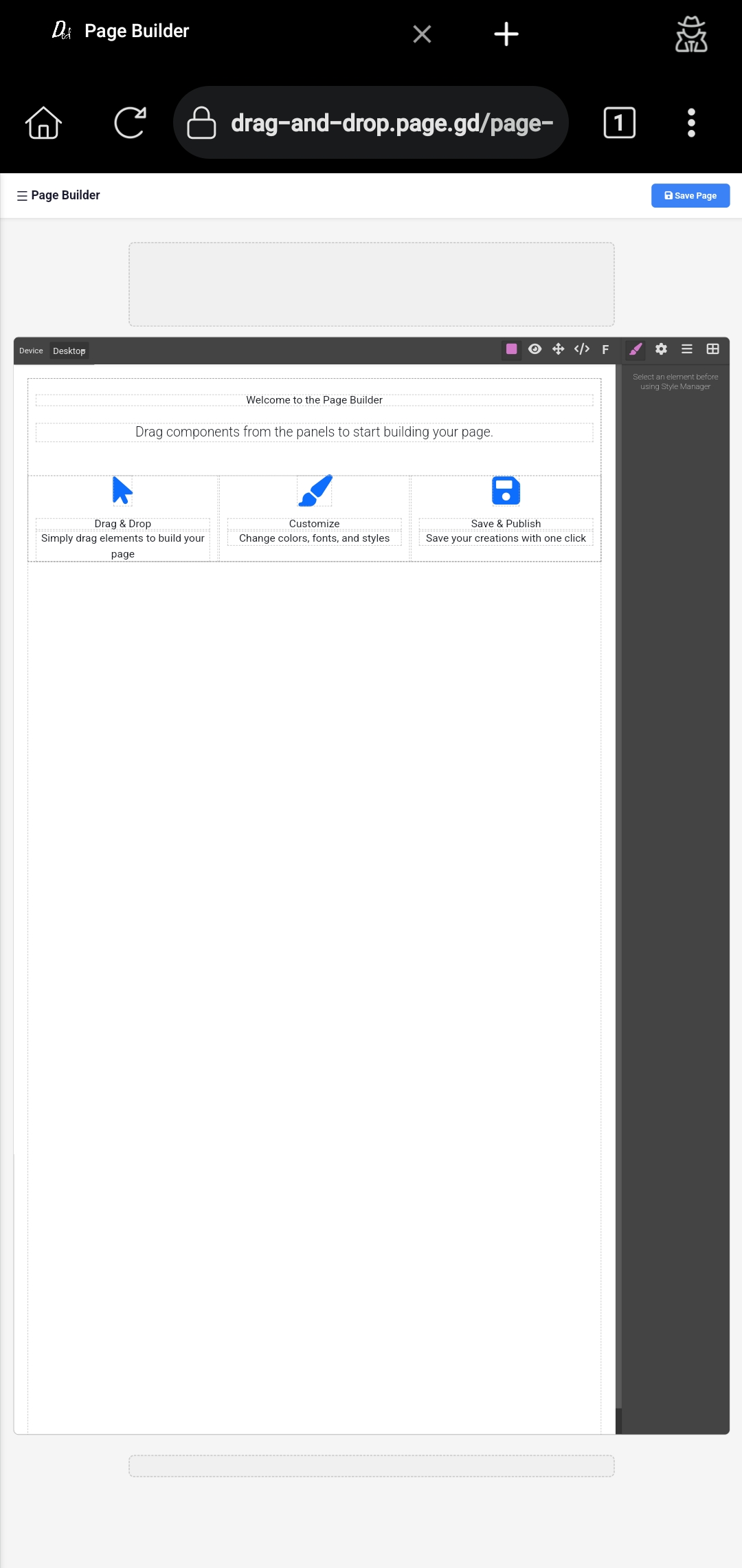 Drag and Drop Interface 2