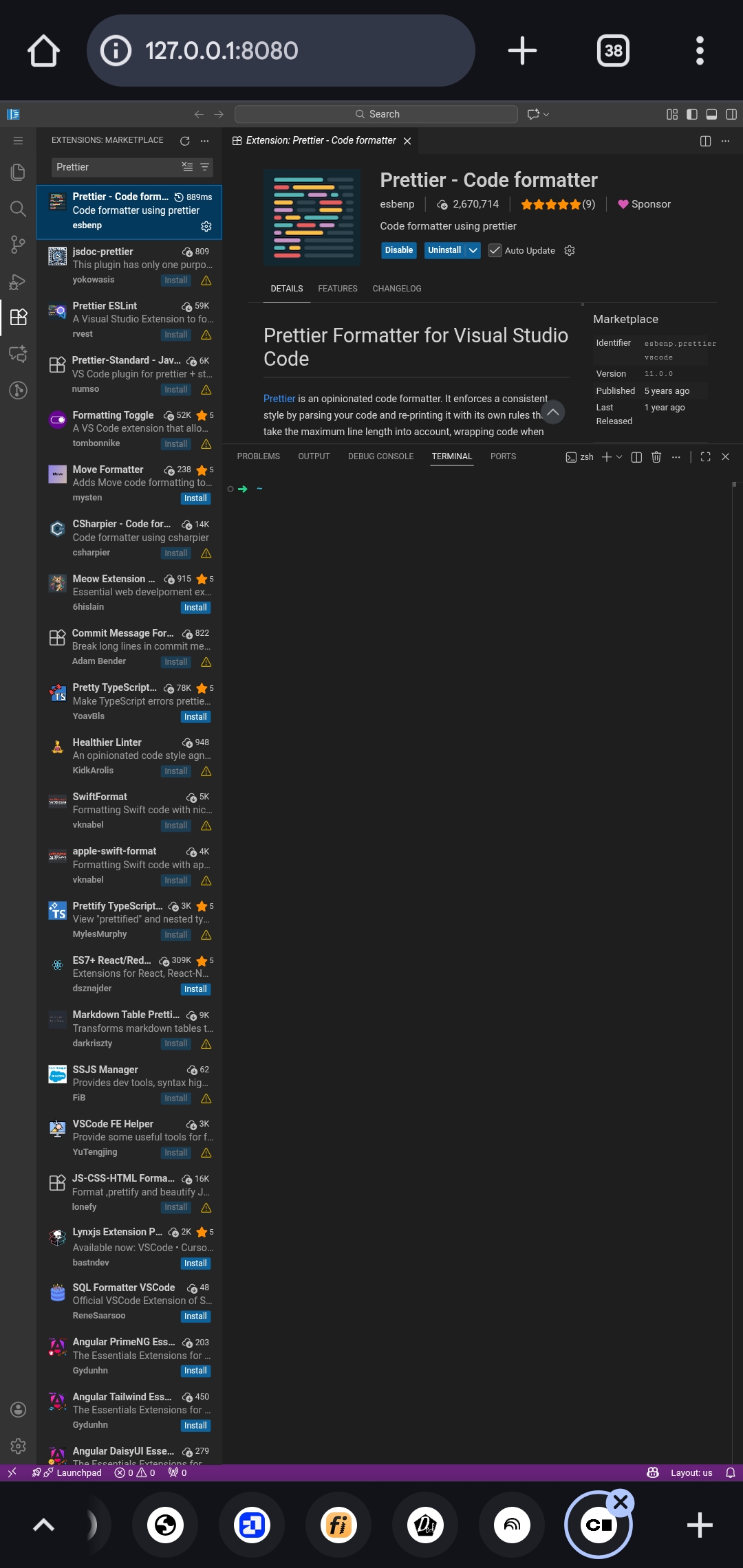 VS Code di Termux 2